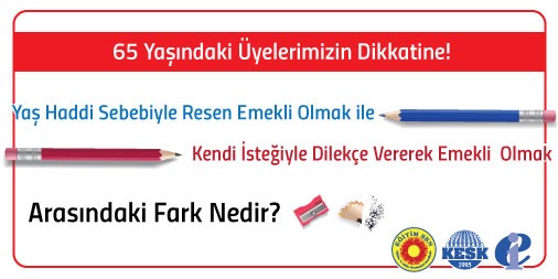 65 Yaşındaki Üyelerimizin Dikkatine!