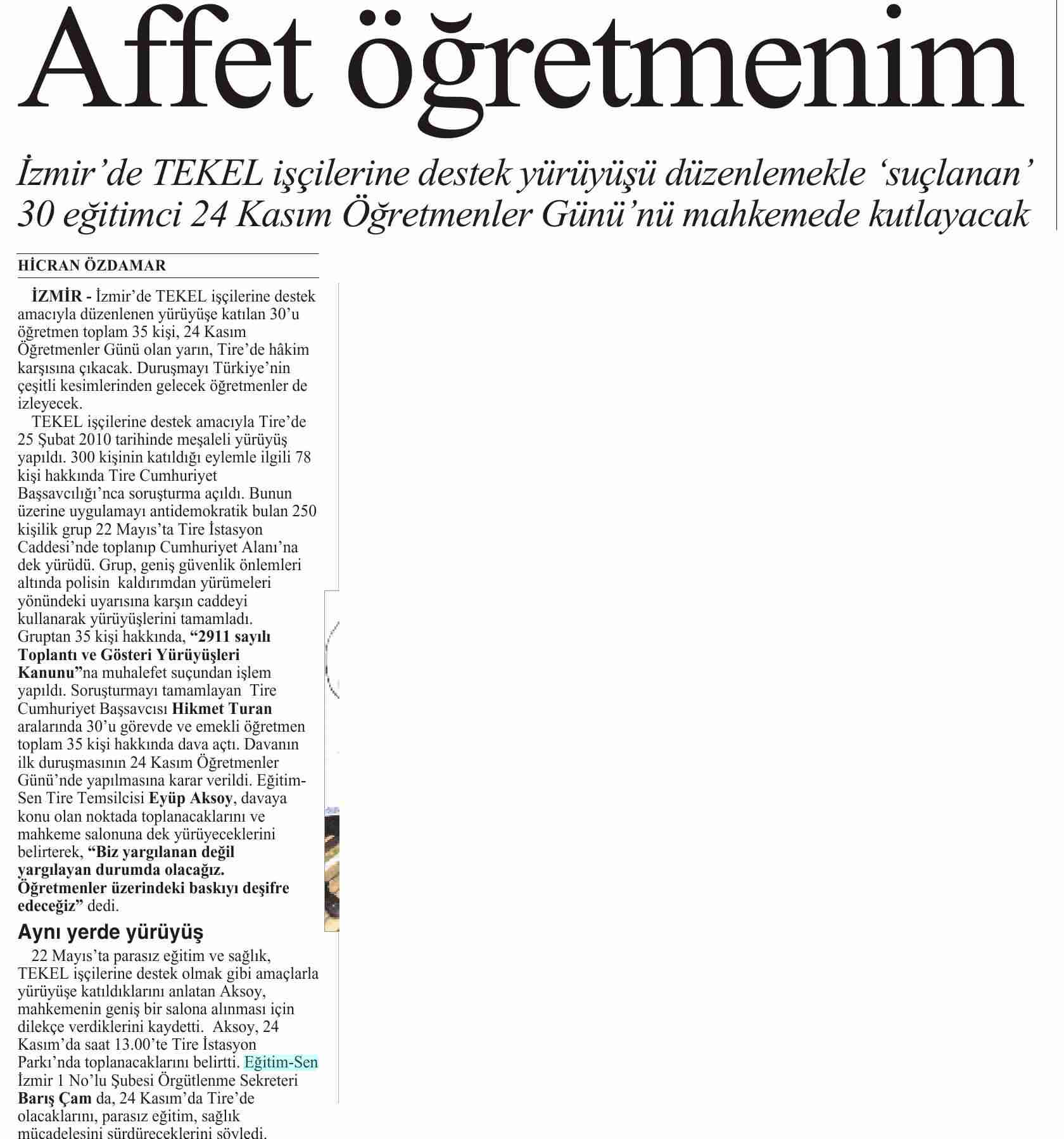 Affet Öğretmenim - Cumhuriyet