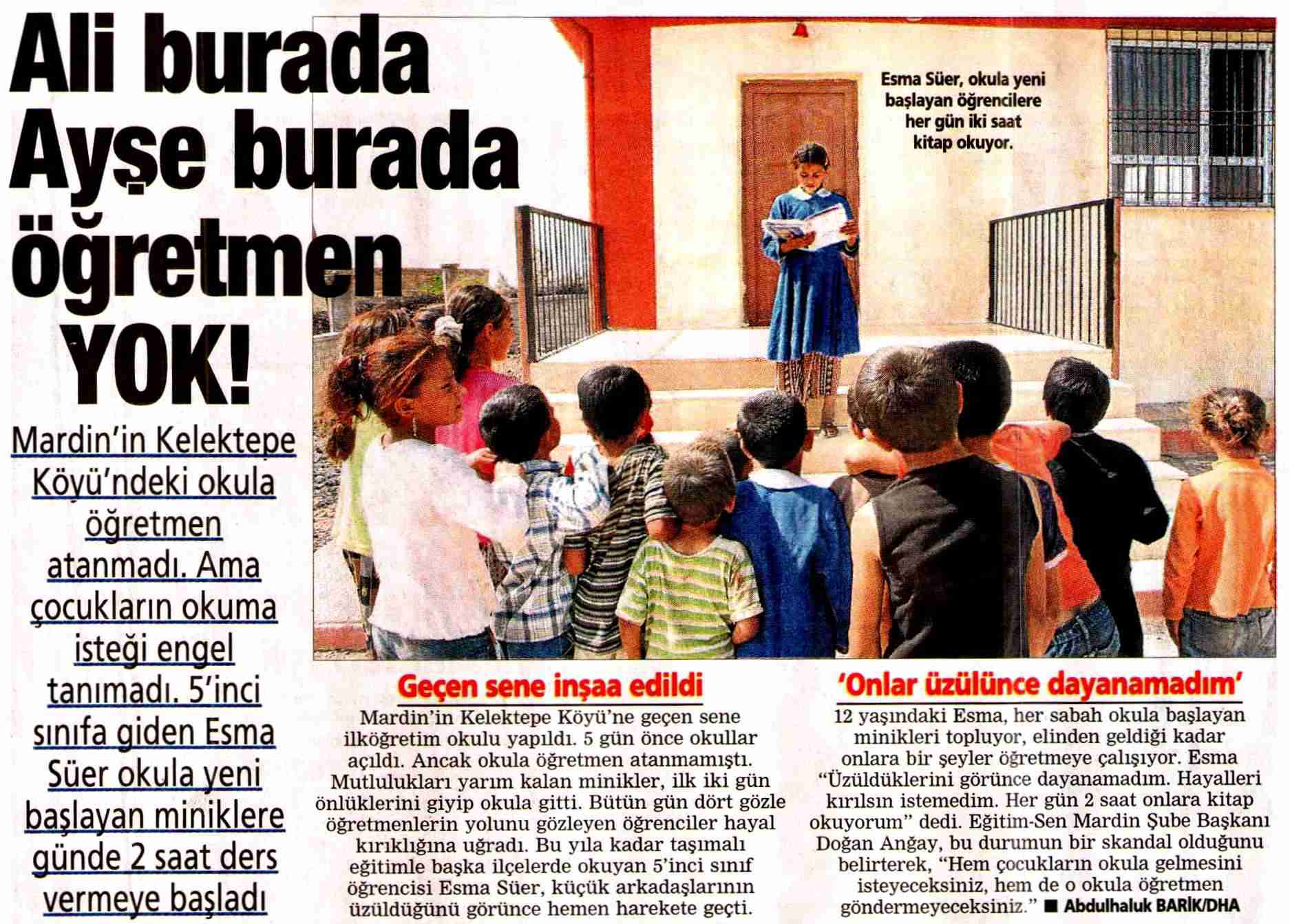 Ali Burada Ayşe Burada Öğretmen Yok - Posta