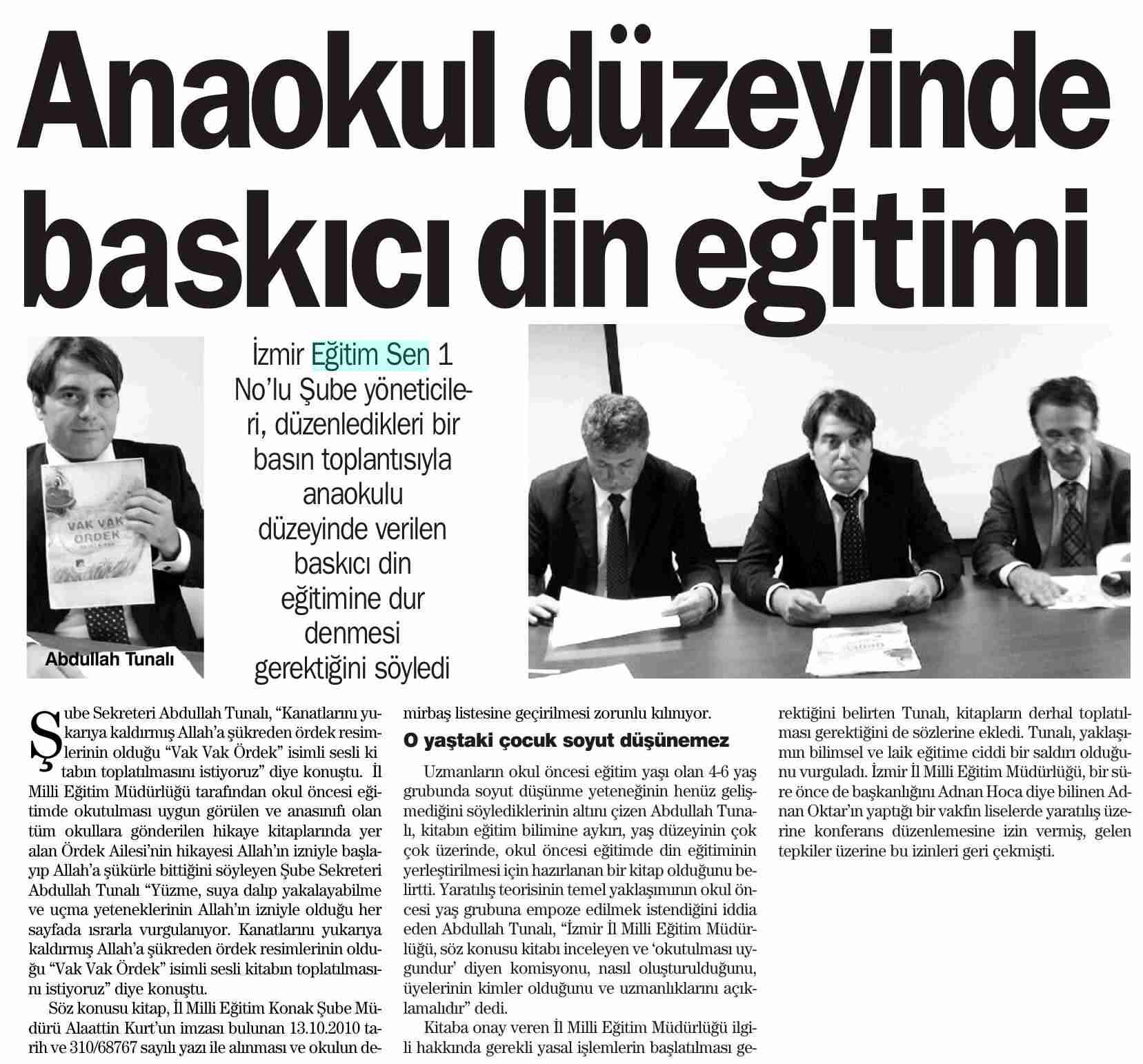 Anaokul Düzeyinde Baskıcı Din Eğitimi - Haber Ekspres İzmir