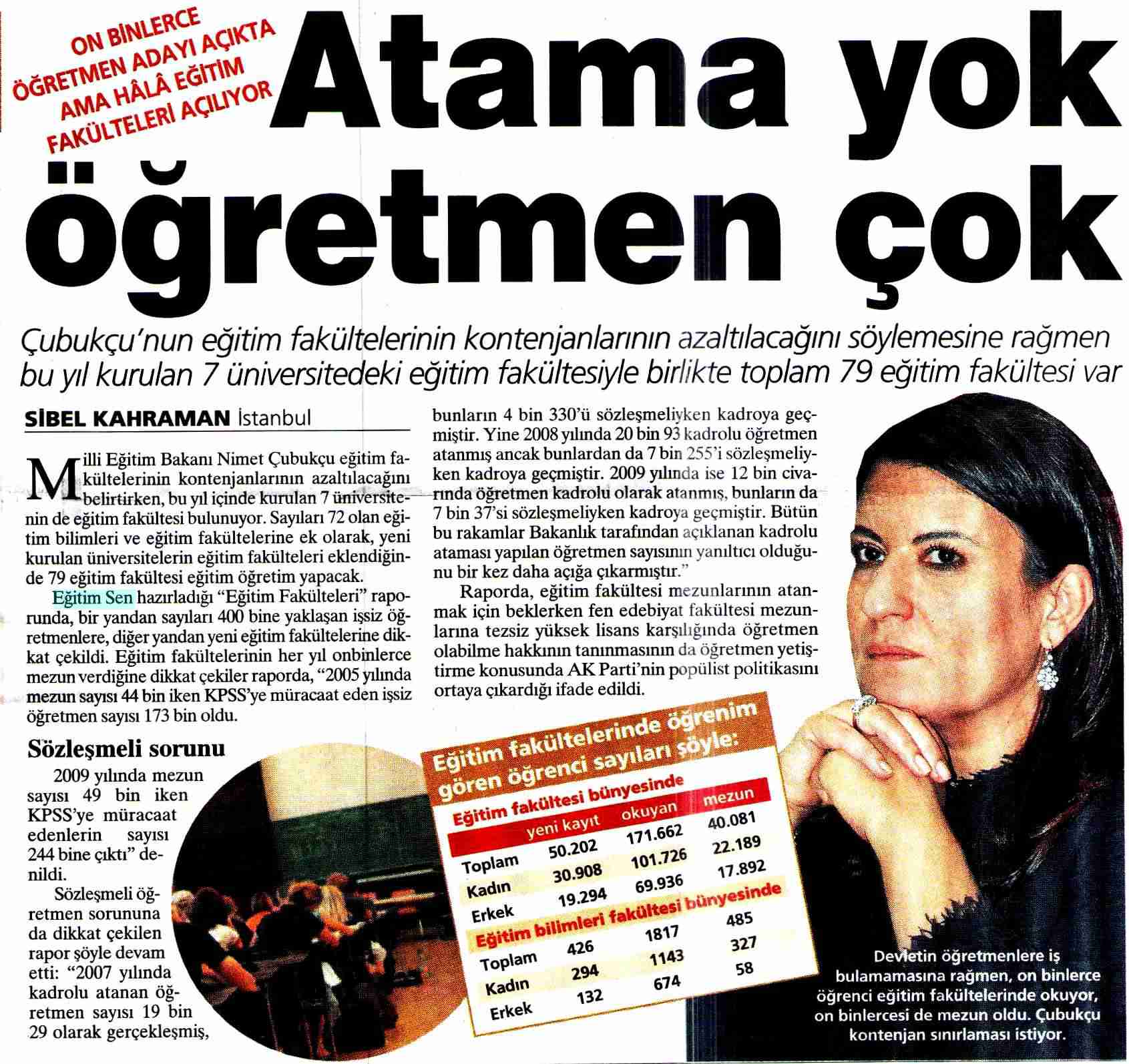 Atama Yok Öğretmen Çok - Milliyet