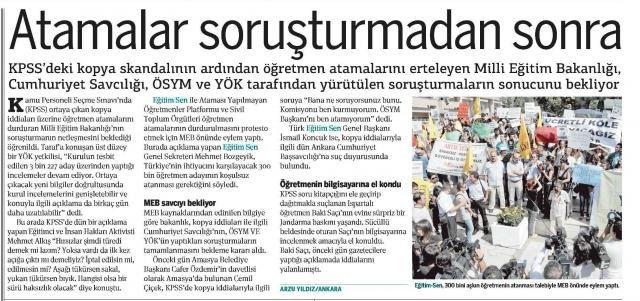 Atamalar Soruşturmadan Sonra