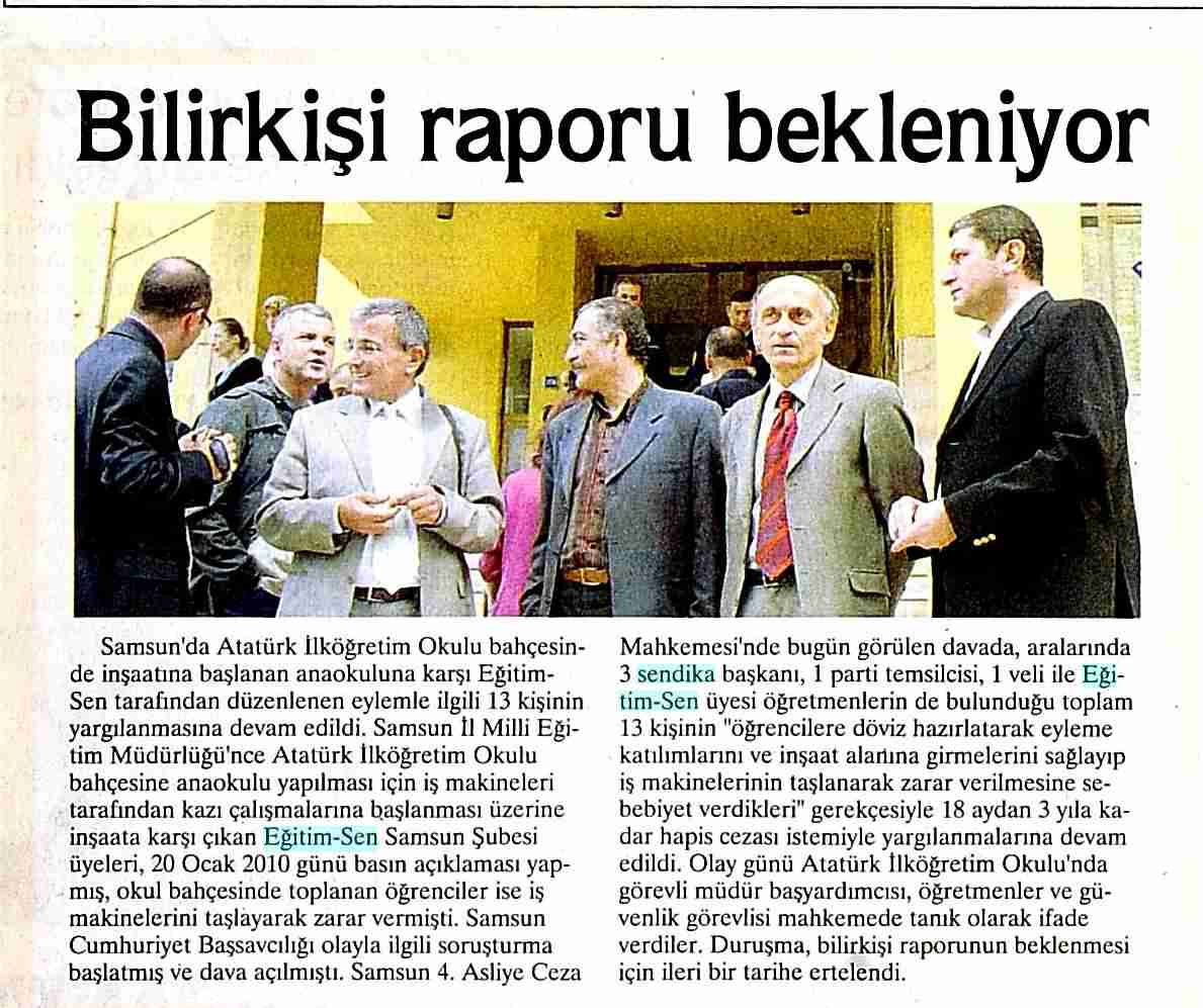 Bilirkişi Raporu Bekleniyor - Taka
