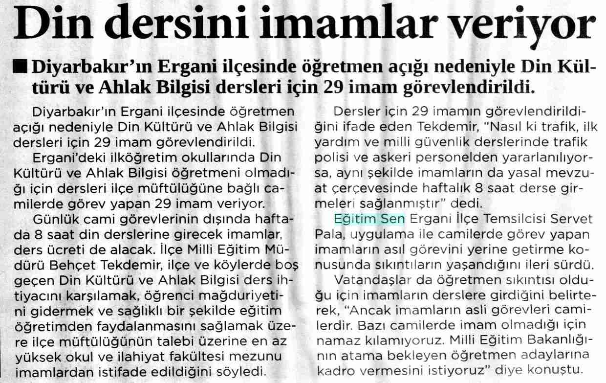 Din Dersini İmamlar Veriyor - Son Söz