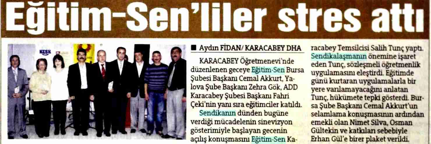 Eğitim Sen Üyeleri Eğlendi - Hürriyet Bursa