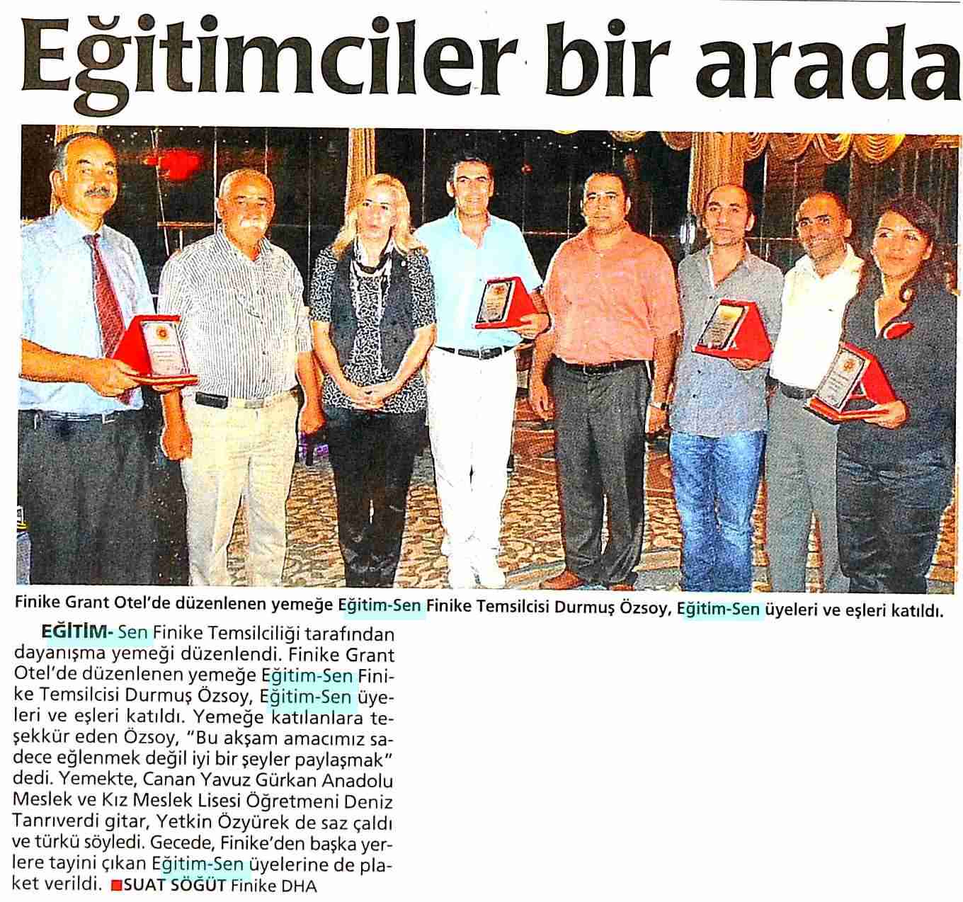 Eğitimciler Bir Arada - Milliyet Akdeniz