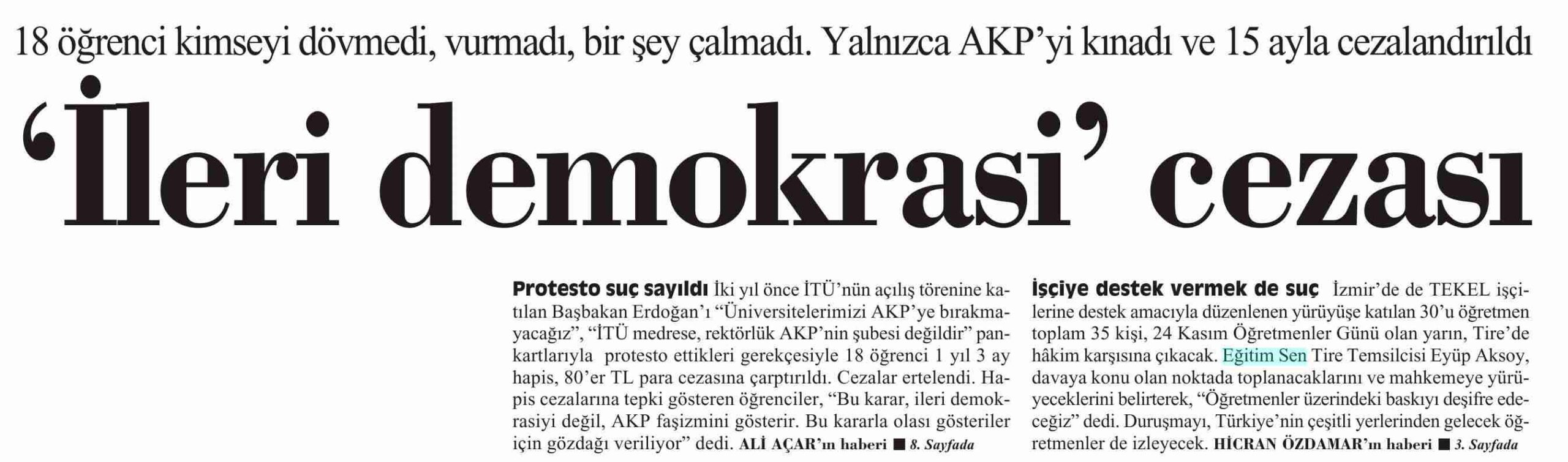 İleri Demokrasi Dersi - Cumhuriyet