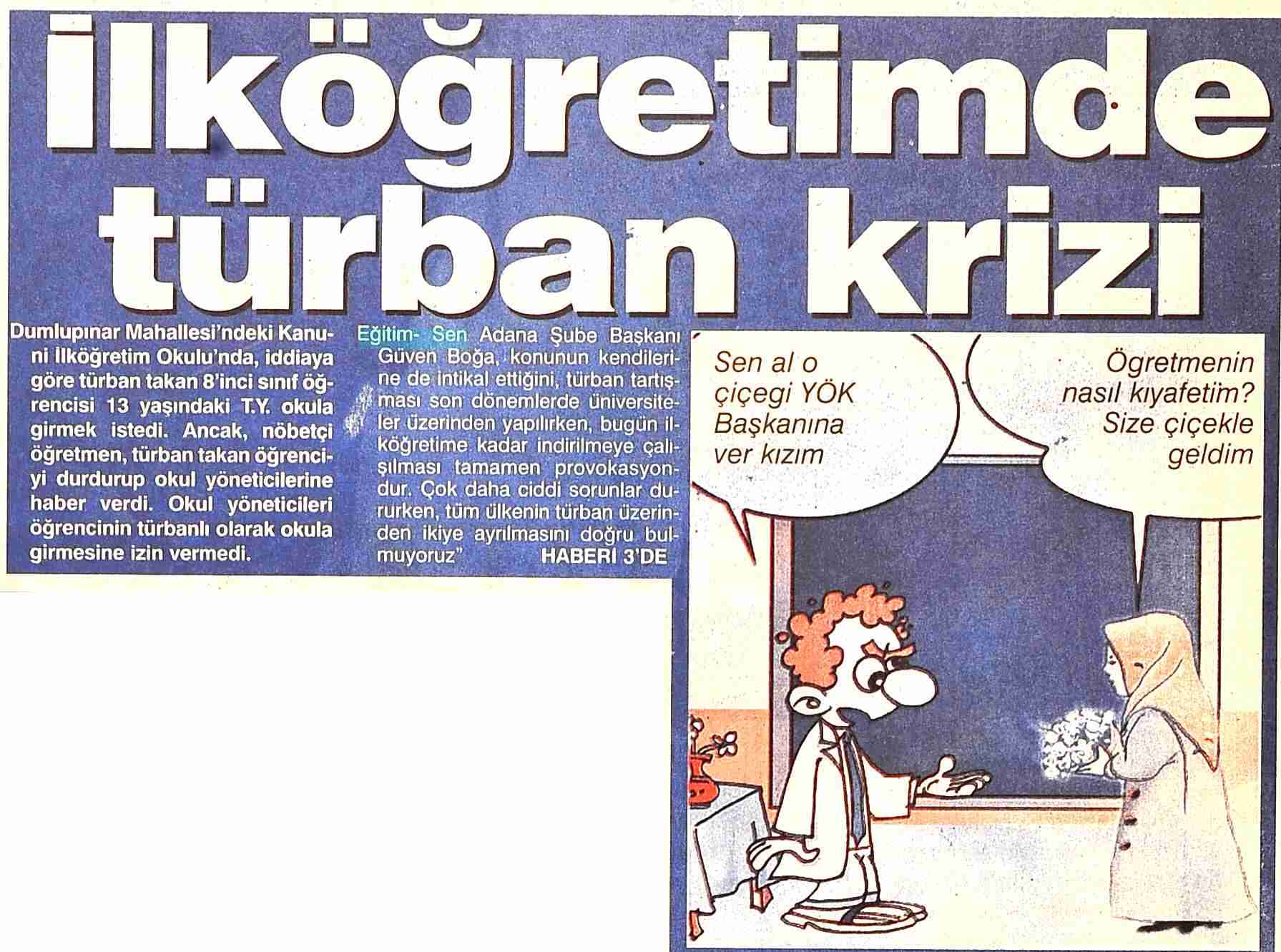 İlköğretimde Türban Krizi - Bölge