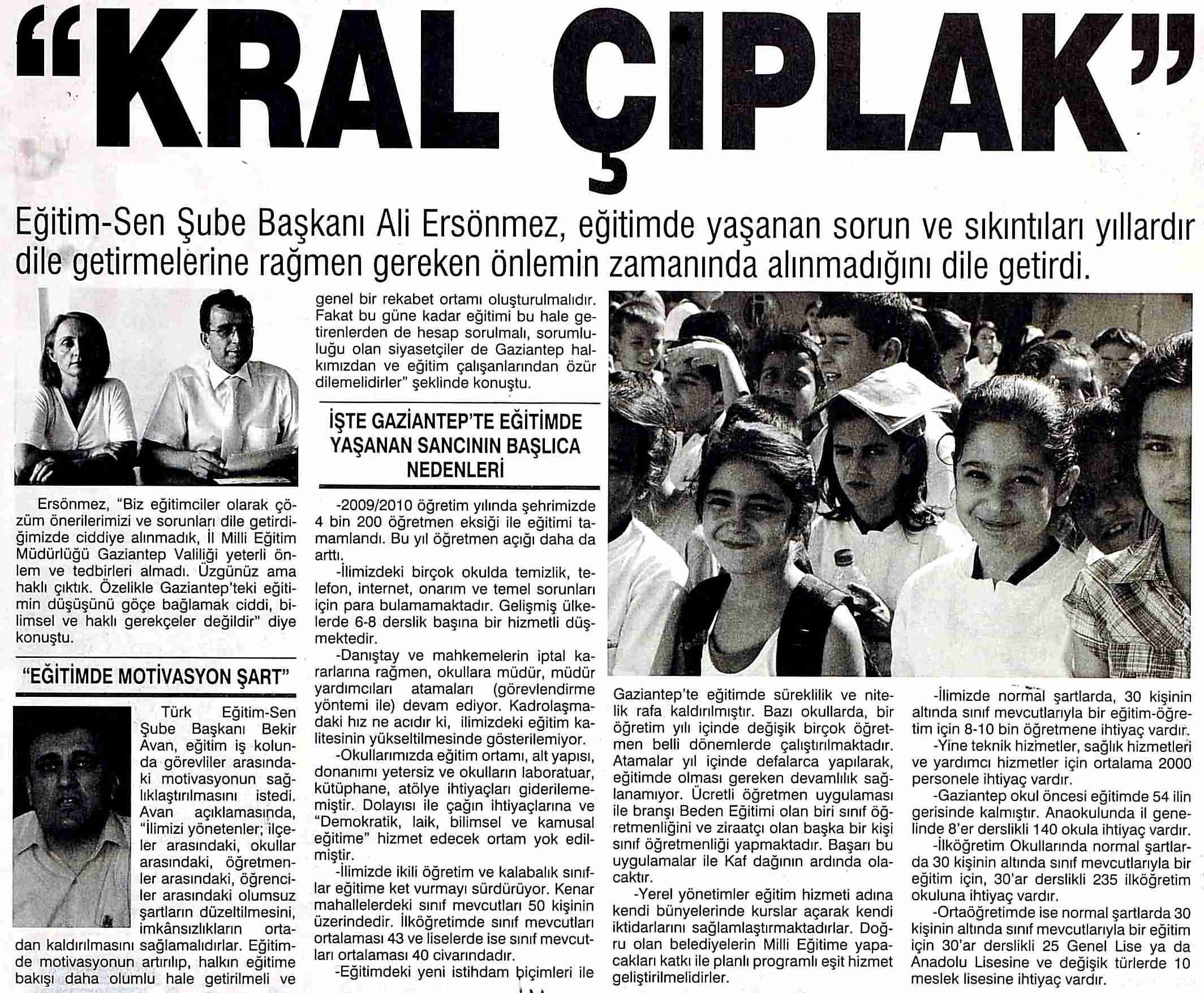 Kral Çıplak - Gaziantep Hakimiyet