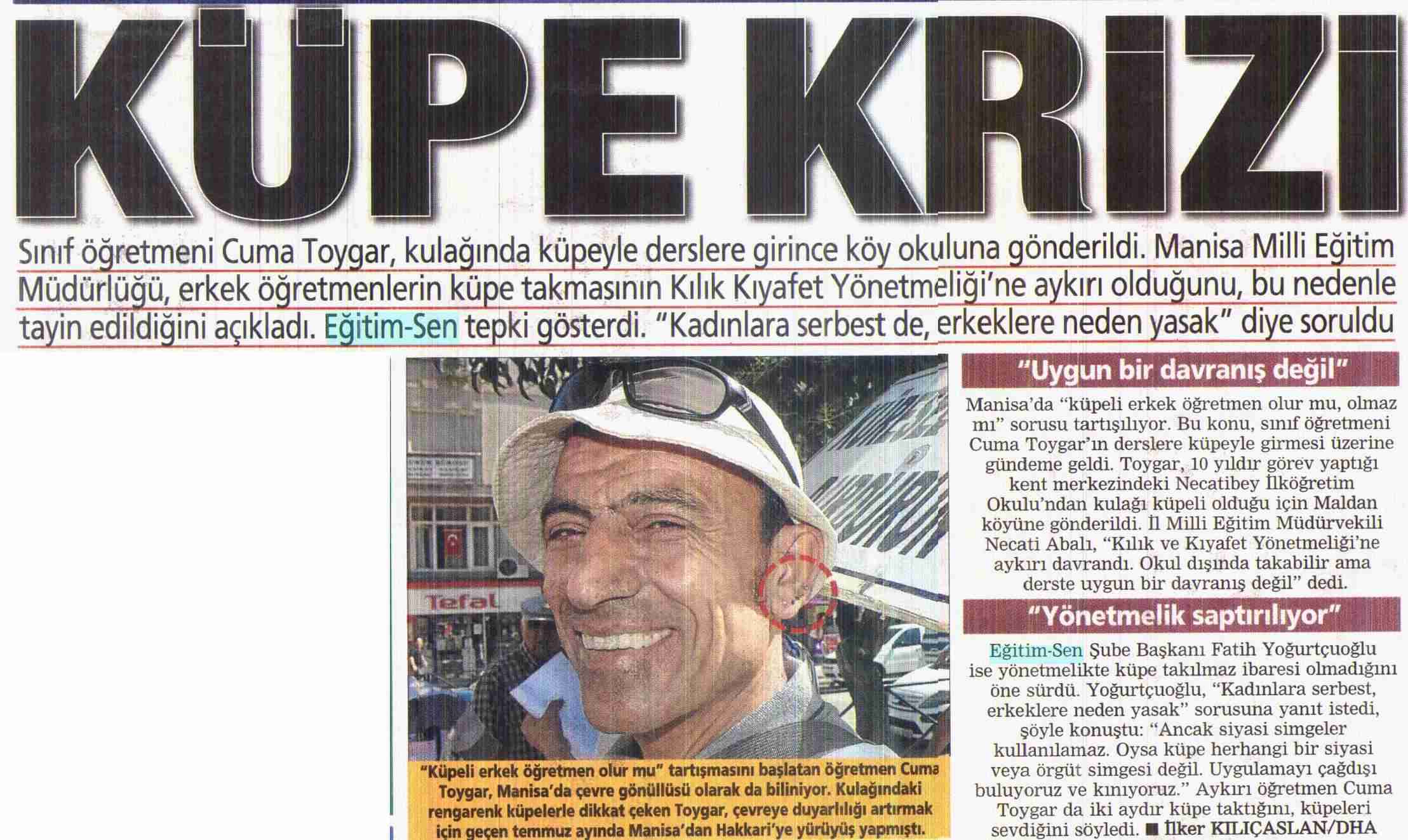 Küpe Krizi - Posta Ege