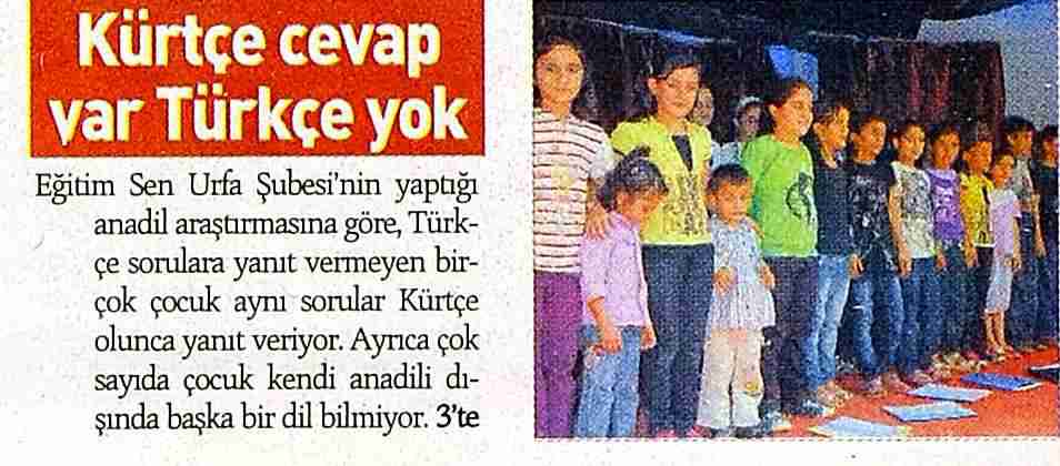 Kürtçe Cevap Var Türkçe Yok - Günlük