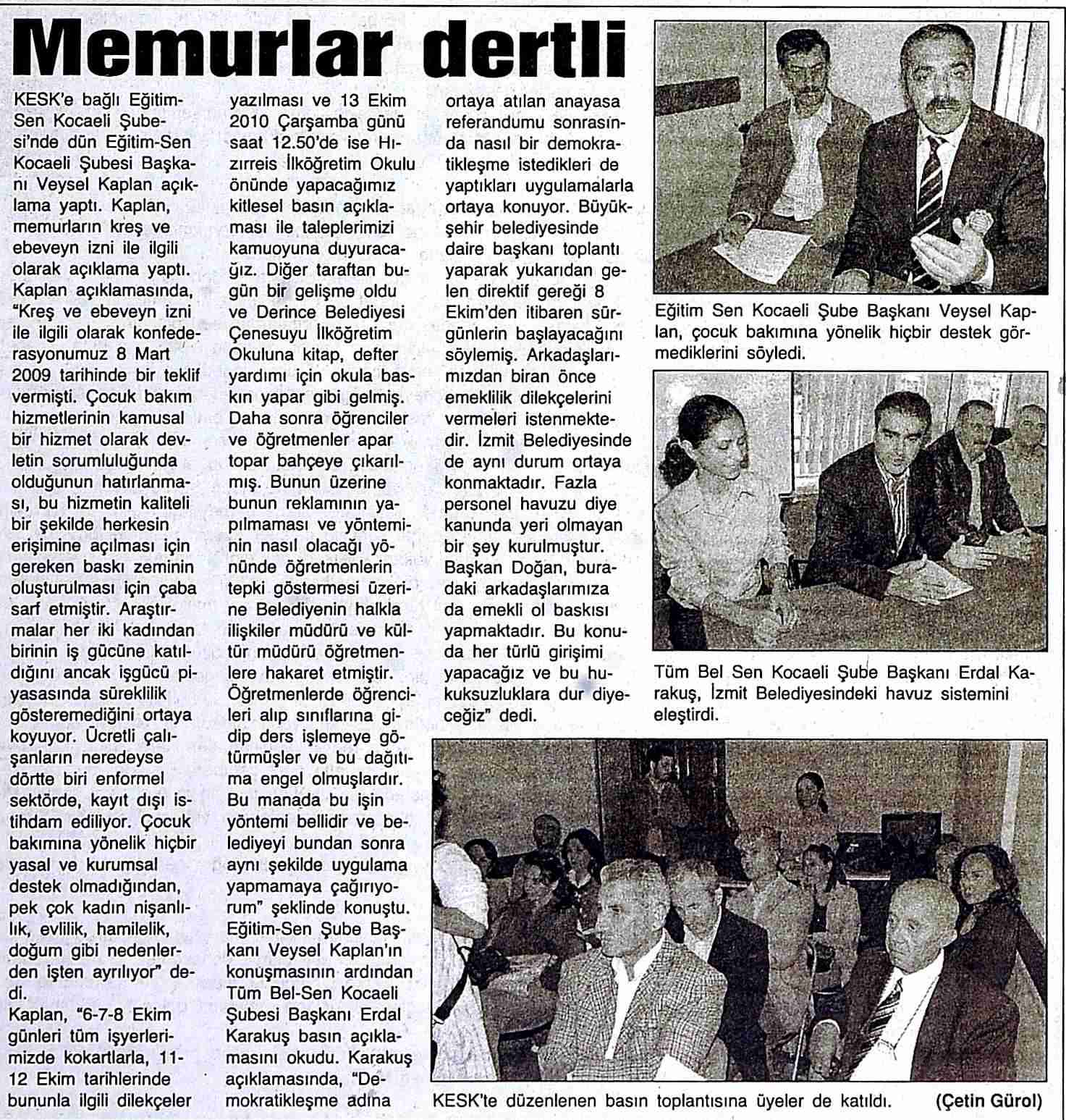 Memurlar Dertli - Özgür Kocaeli