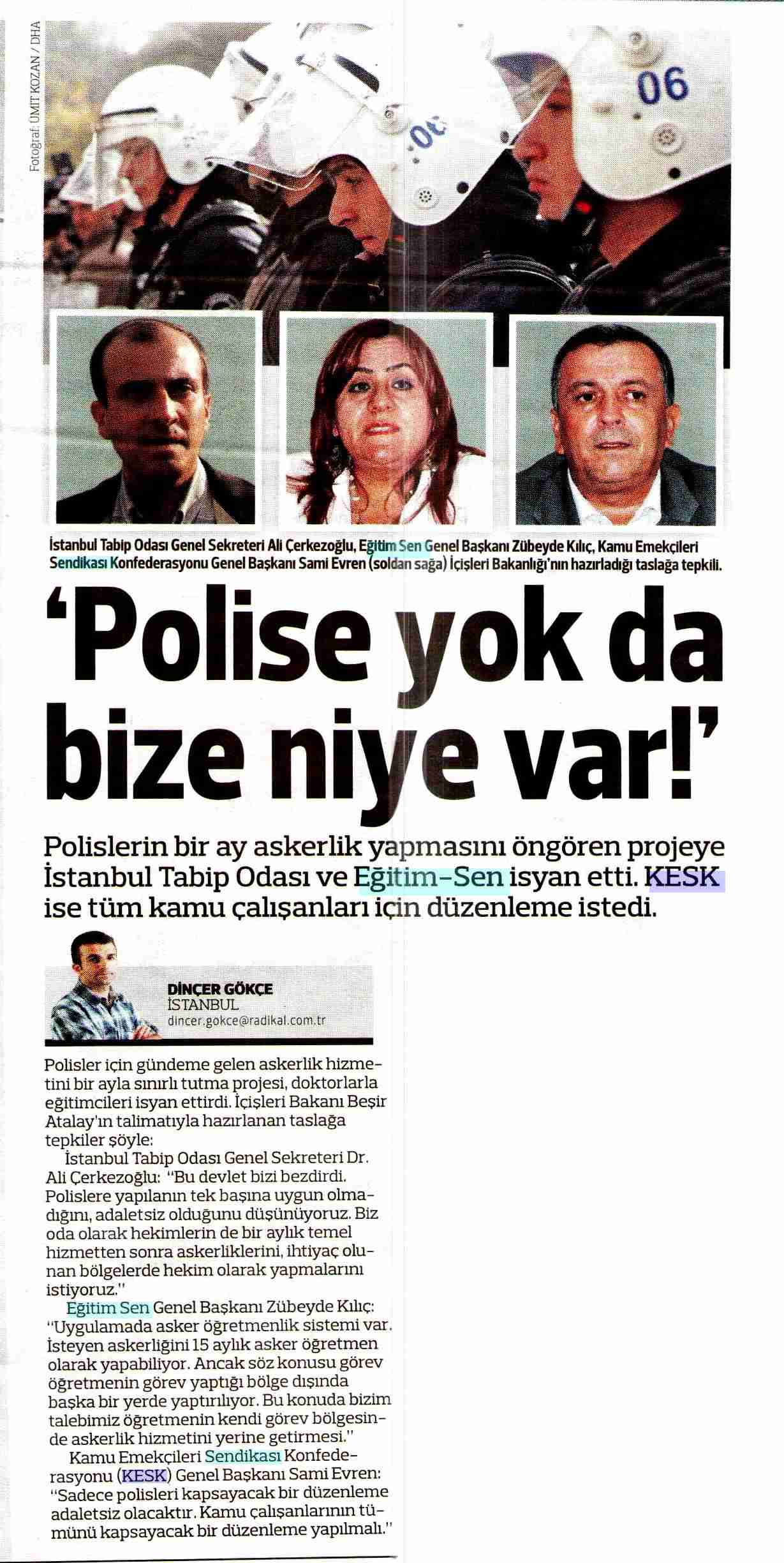Öğretmen de Polis Gibi Kıyak Askerlik İstiyor - Radikal