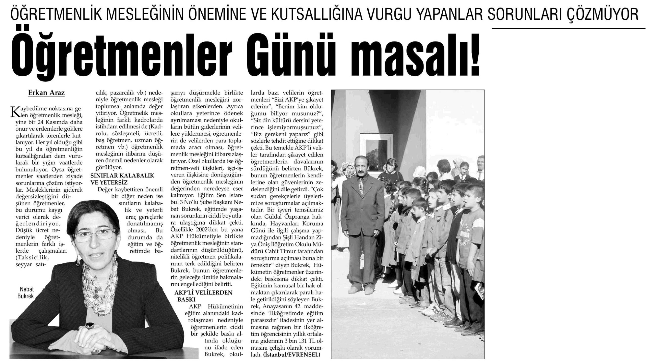 Öğretmenler Günü Masalı - Evrensel
