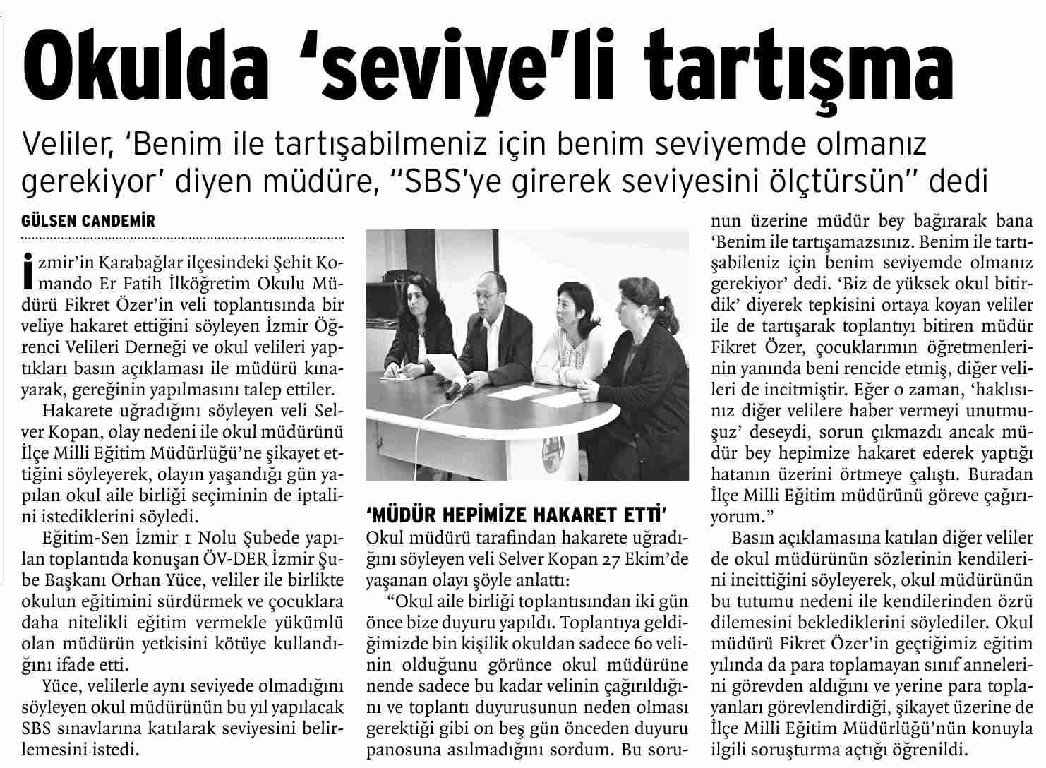 Okulda Seviyeli Tartışma - Birgün