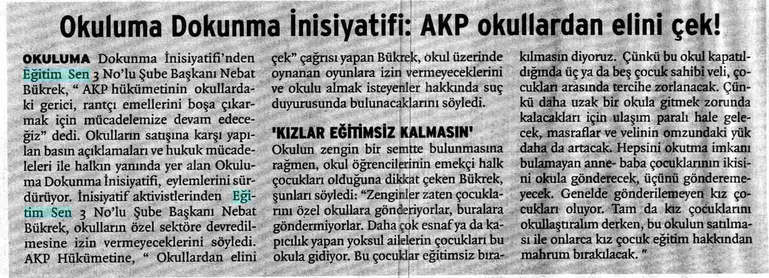 Sıra Okulların Satışına Geldi - Birgün