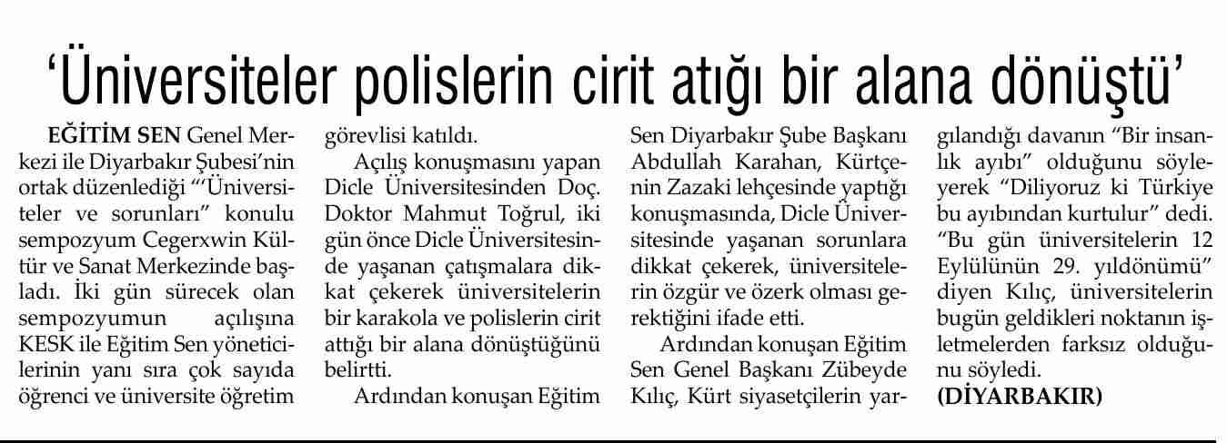 Üniversiteler Polislerin Cirit Attığı Bir Alana Dönüştü - Evrensel