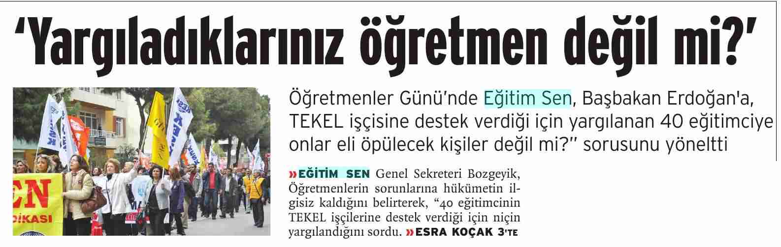 Yargıladıklarınız Öğretmen Değil Mi - Birgün