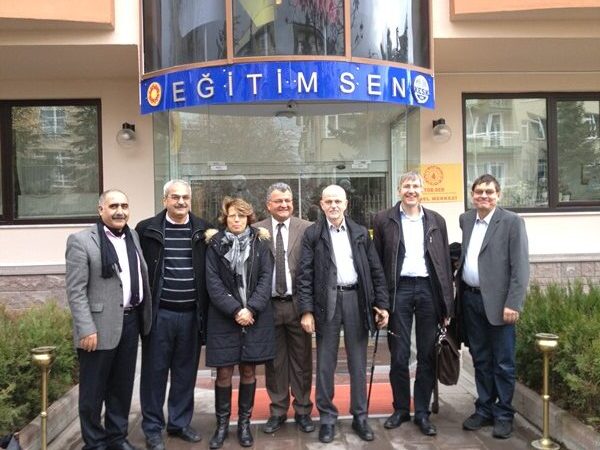GEW'den Sendikamıza Ziyaret
