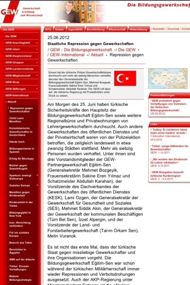 Konfederasyonumuza ve Sendikamıza Dünyadan Destek Büyüyor