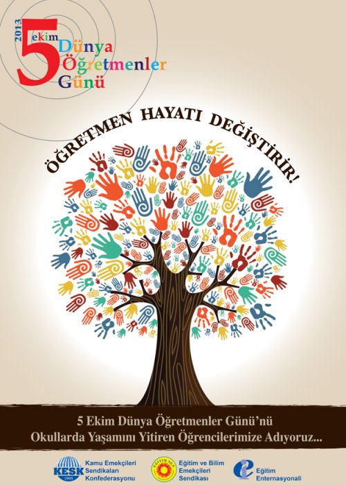 5 Ekim Dünya Öğretmenler Günü’nde Sorunlarımıza Kalıcı Çözümler Üretilmesini İstiyoruz!