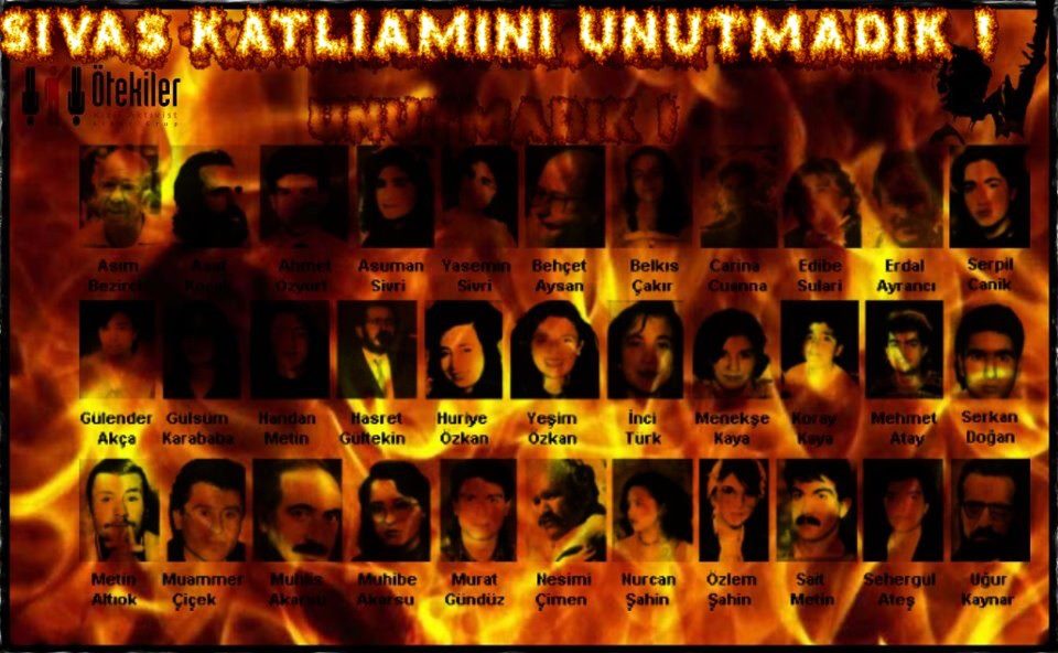 Sivas Katliamı’nın Ateşi, 20 Yıldır Yüreklerimizi Yakmaya Devam Ediyor!