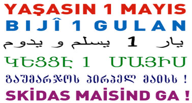 1 Mayıs'ta Alanlardayız!
