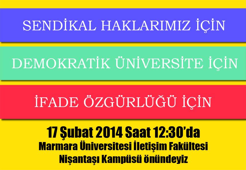 17 Şubat’ta 12.30’da #direnmarmara!