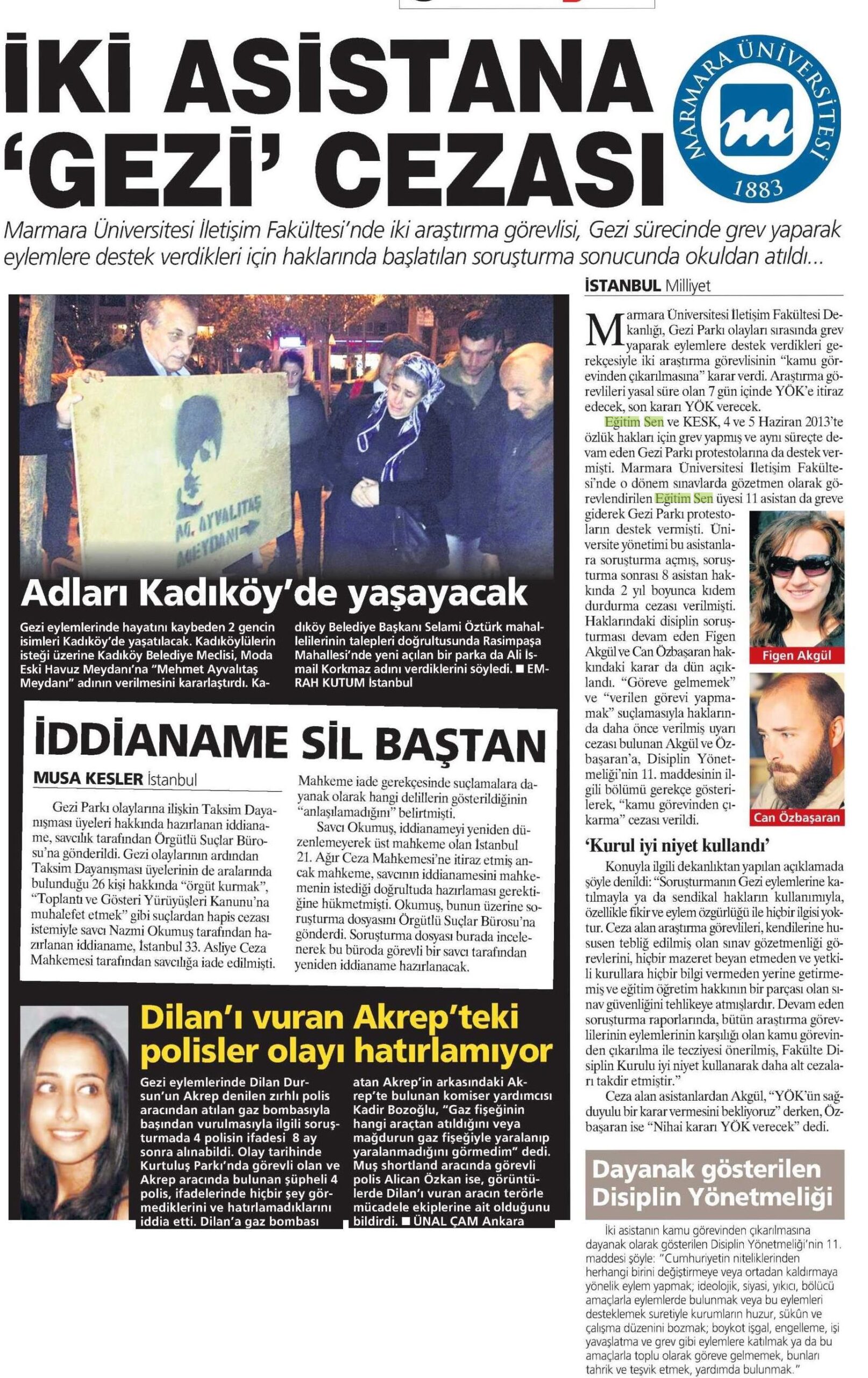 27 Öğretmene 'Uyarı' Cezası - Yenigün Diyarbakır