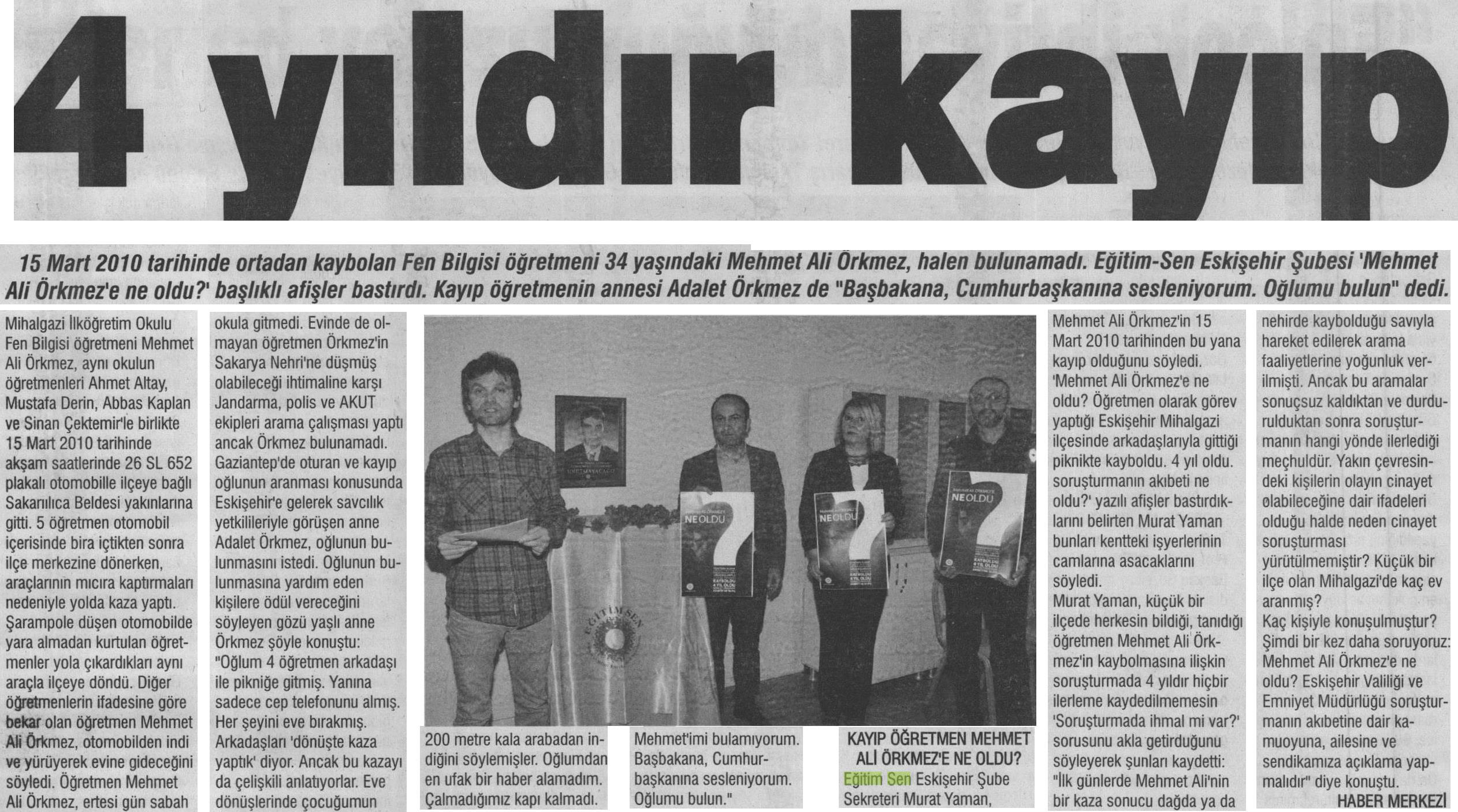 4 Yıldır Kayıp - Hakimiyet (Gaziantep)