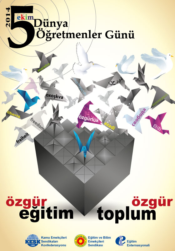 5 Ekim Dünya Öğretmenler Günü Afişi