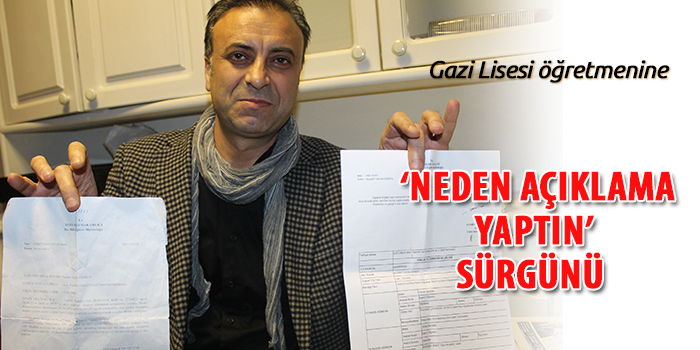 Açıklamaya Katılan Üyemize Sürgün!