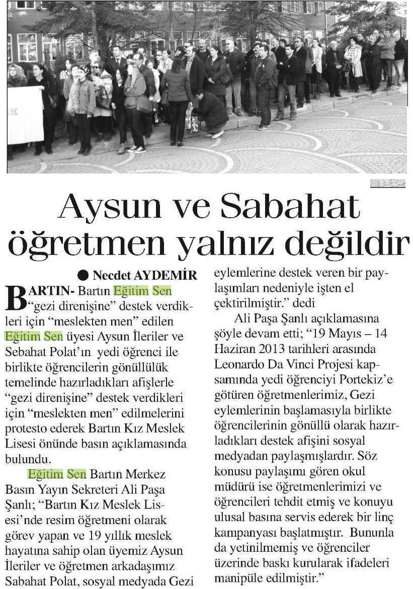Aysun ve Sabahat Öğretmen Yalnız Değildir - Anayurt