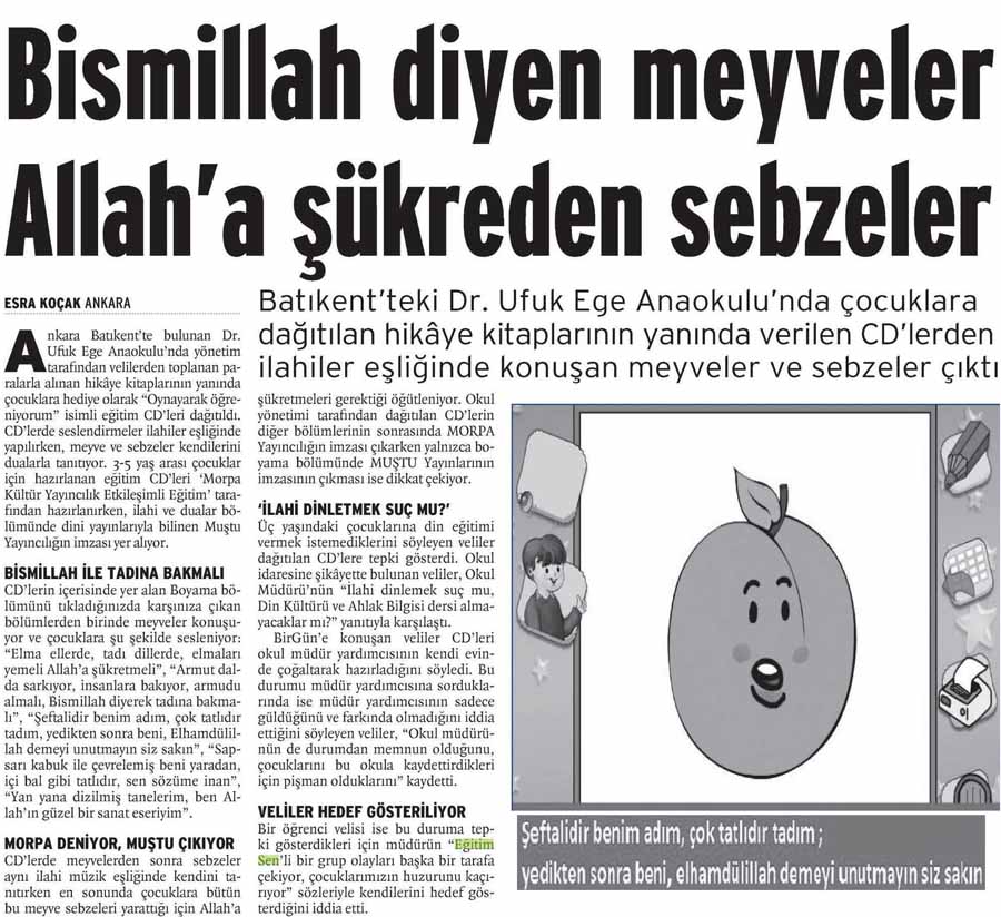 Bismillah Diyen Meyveler Allah'a Şükreden Sebzeler - Birgün
