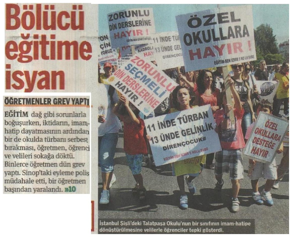 Bölücü Eğitime İsyan - Taraf