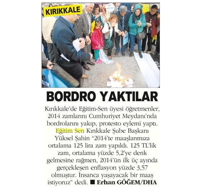 Bordro Yaktılar - Posta