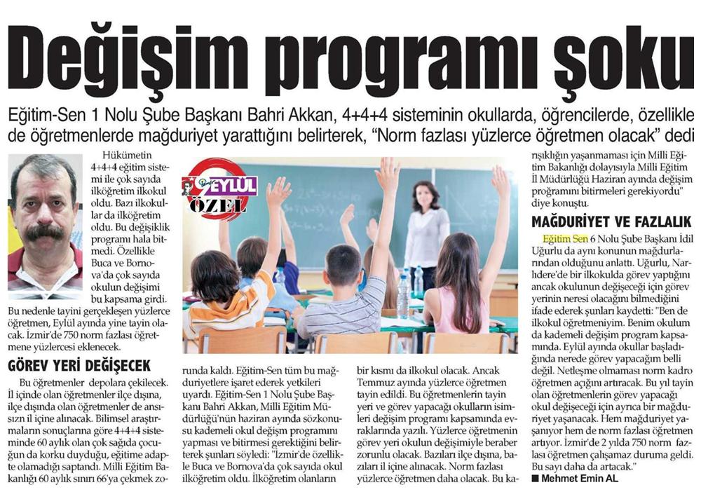 Değişim Programı Şoku - İzmir 9 Eylül