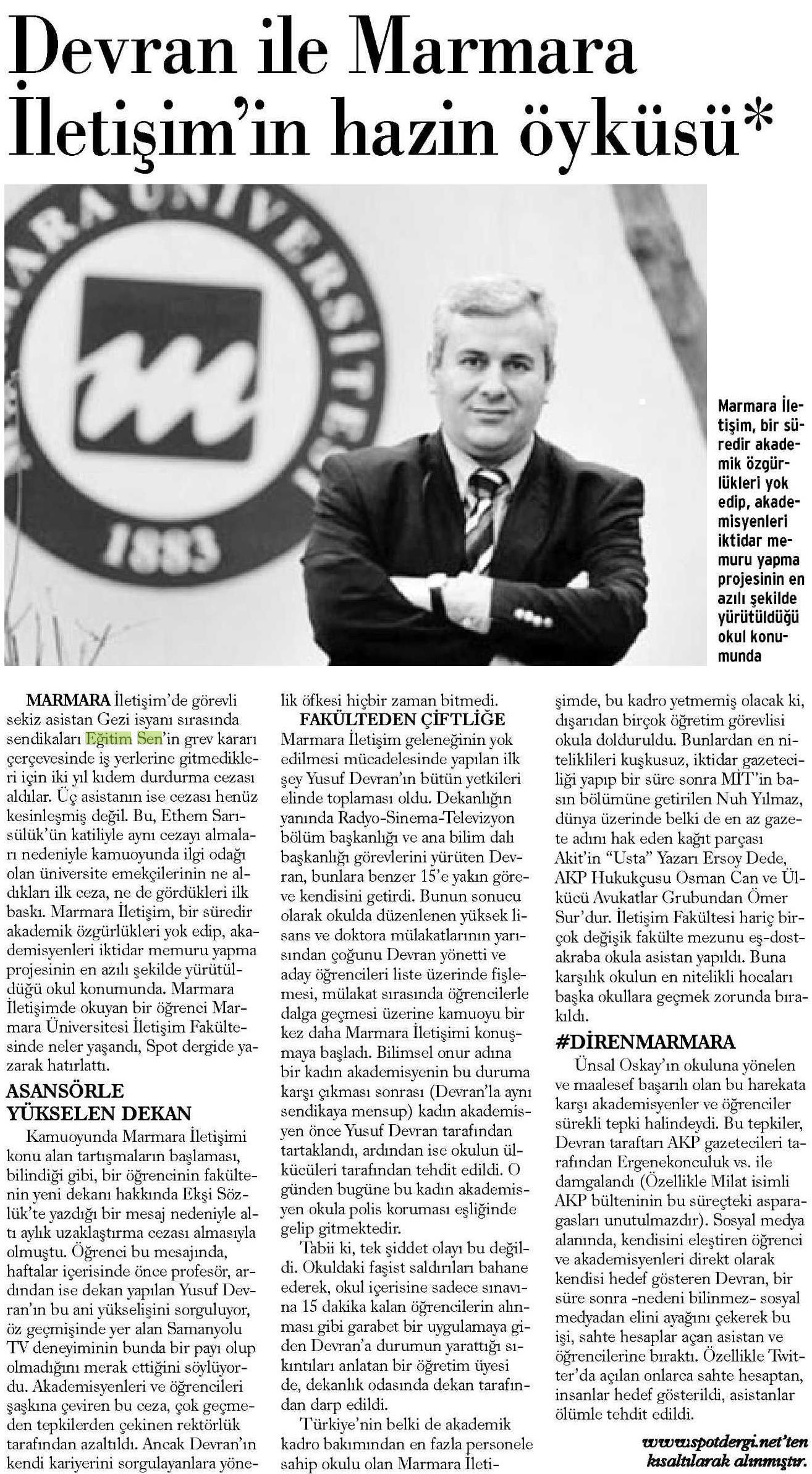 Devran ile Marmara İletişim'in Hazin Öyküsü - Evrensel