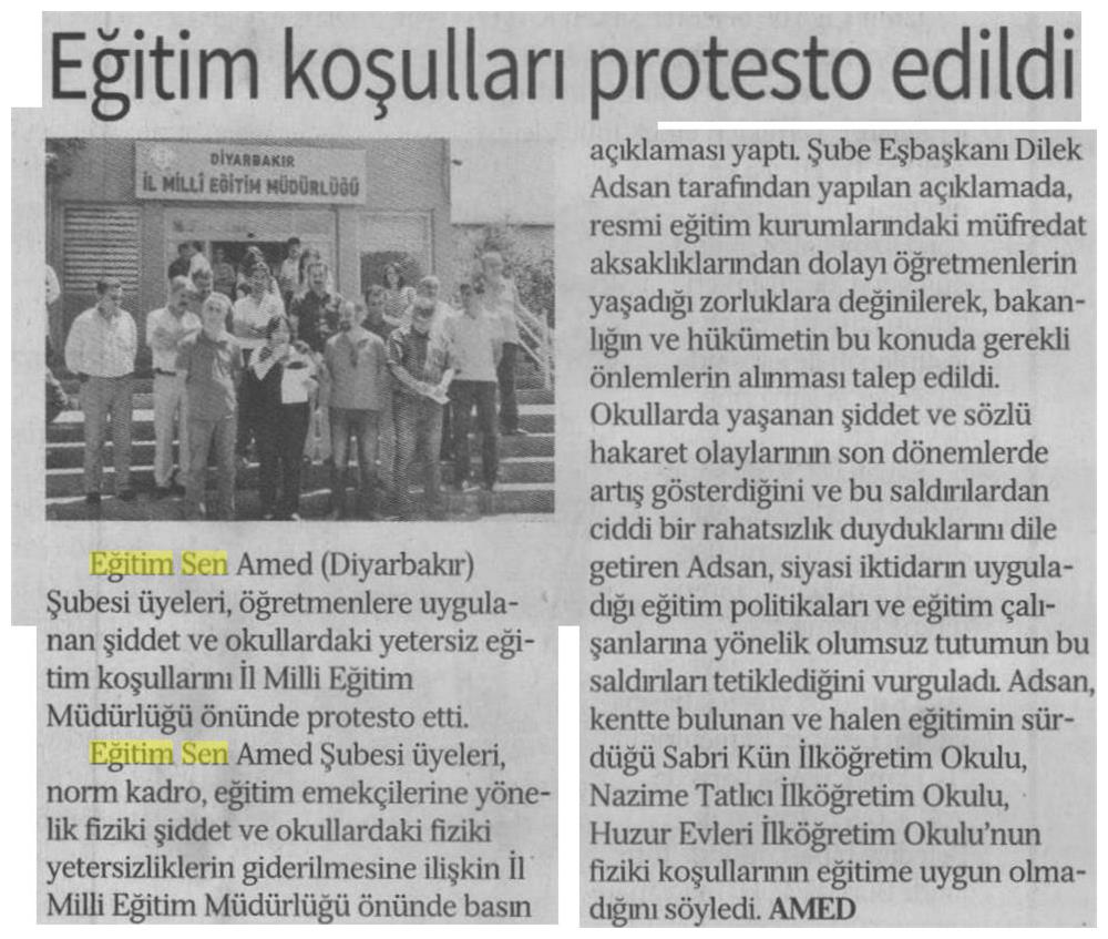 Eğitim Koşulları Protesto Edildi - Özgür Gündem
