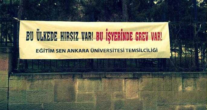 Eğitim ve Bilim Emekçileri Grev’deydi