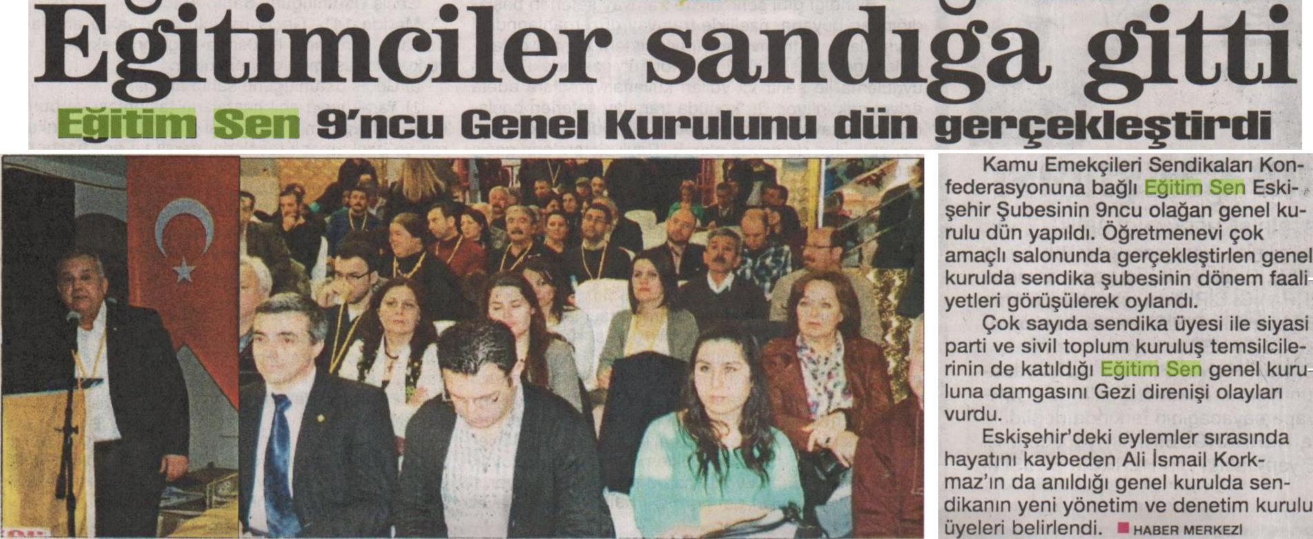 Eğitimciler Sandığa Gitti - İstikbal (Eskişehir)