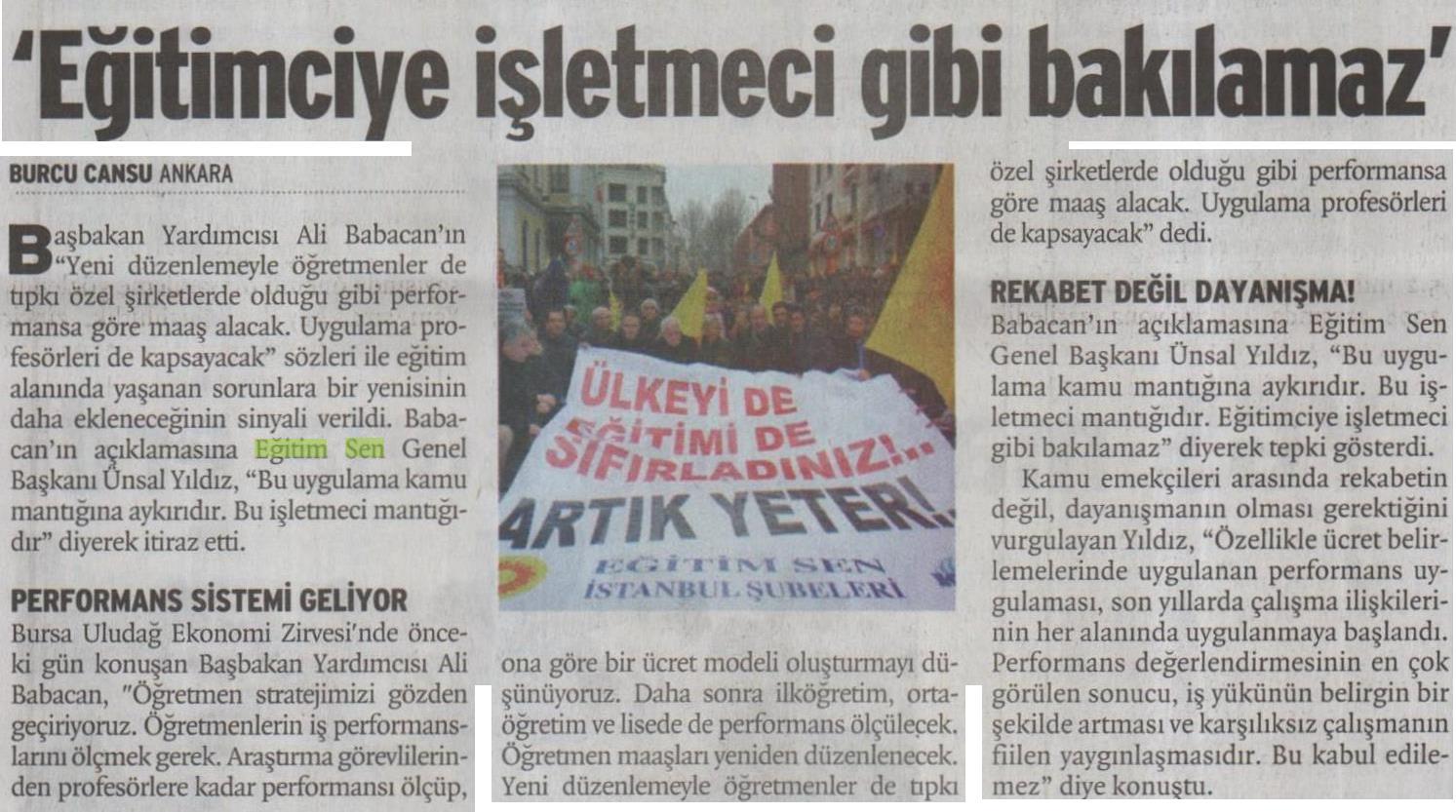 'Eğitimciye İşletmeci Gibi Bakılmaz' - Birgün