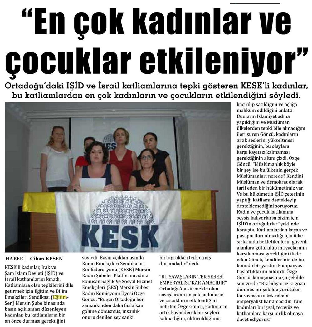 'En Çok Kadınlar ve Çocuklar Etkileniyor' - Çukurova Gazetesi