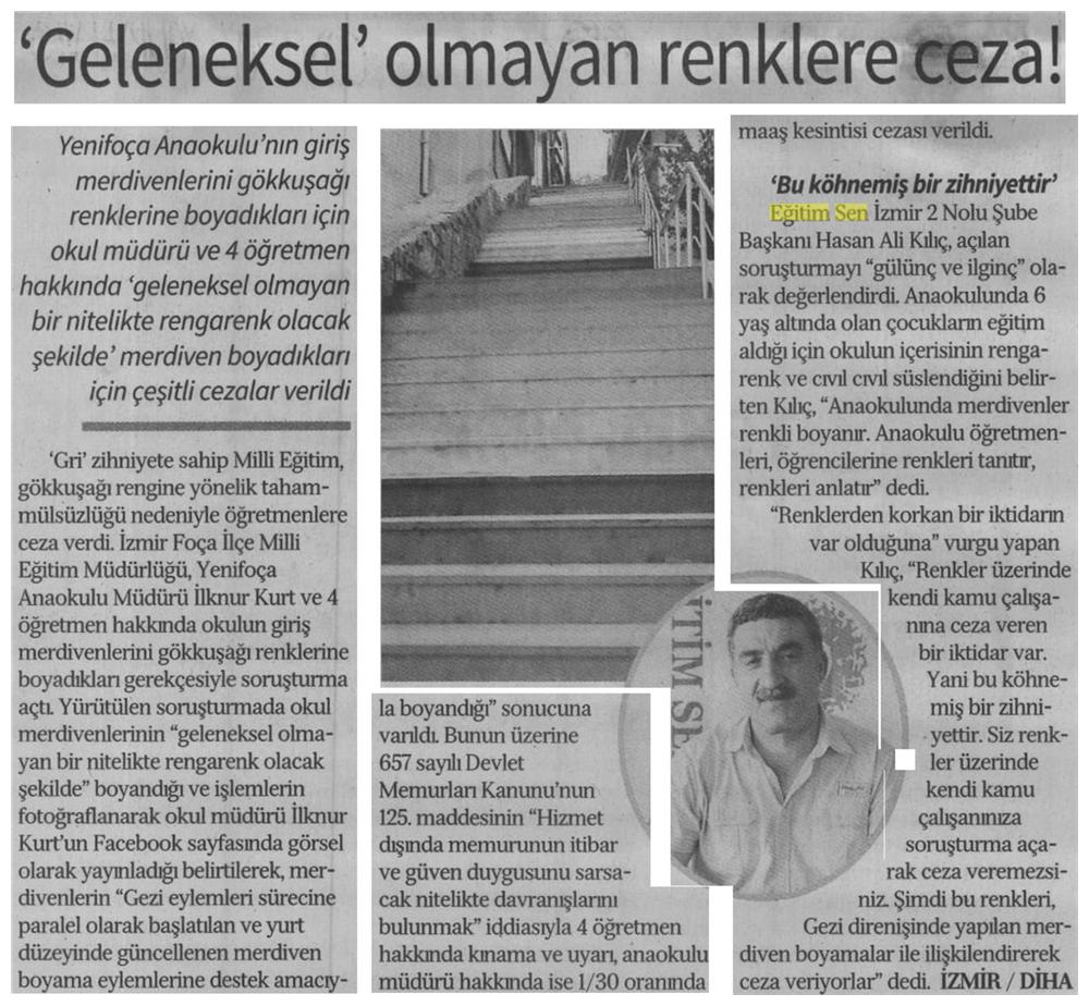Geleneksel Olmayan Renklere Ceza - Özgür Gündem