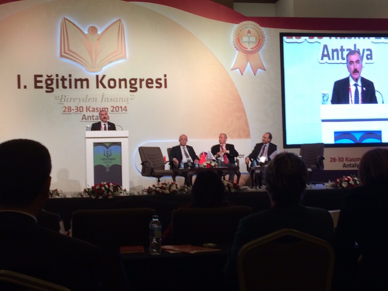Genel Başkanımız 1. Eğitim Kongresi’ne Katıldı