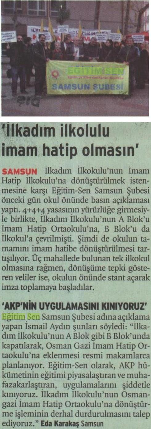 İlkadım İlkokulu İmam Hatip Olmasın - Birgün