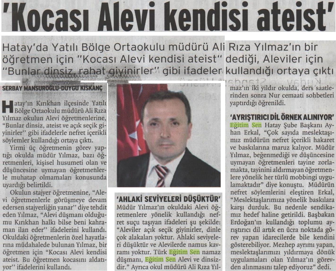 'Kocası Alevi Kendisi Ateist' - Birgün