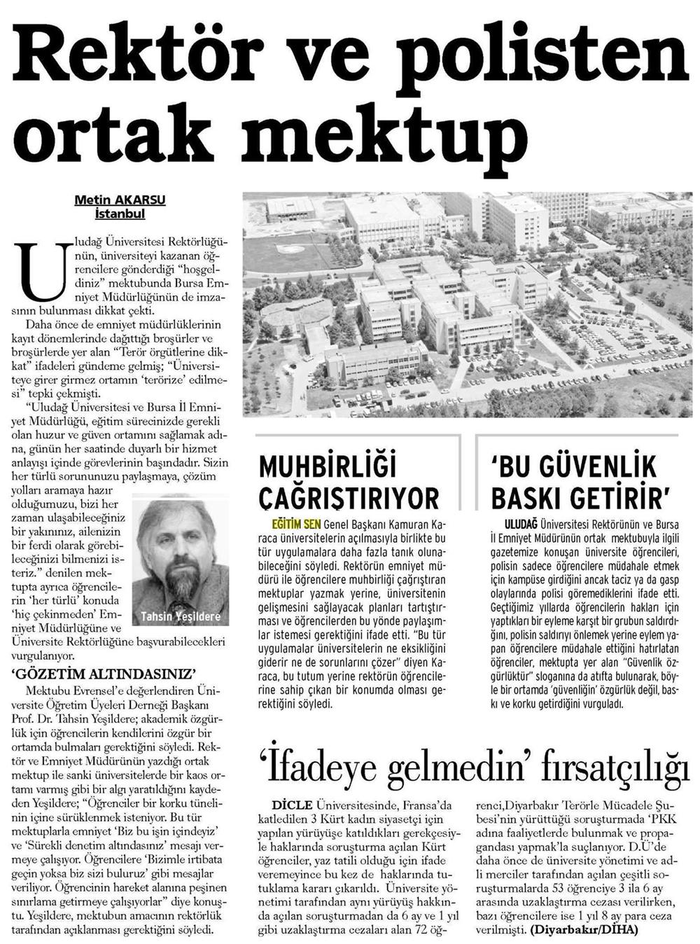 Öğrenciler Korku Tüneline Sürükleniyor - Evrensel