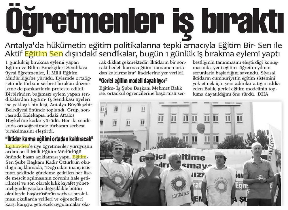 Öğretmenler İş Bıraktı - Gerçek Gündem