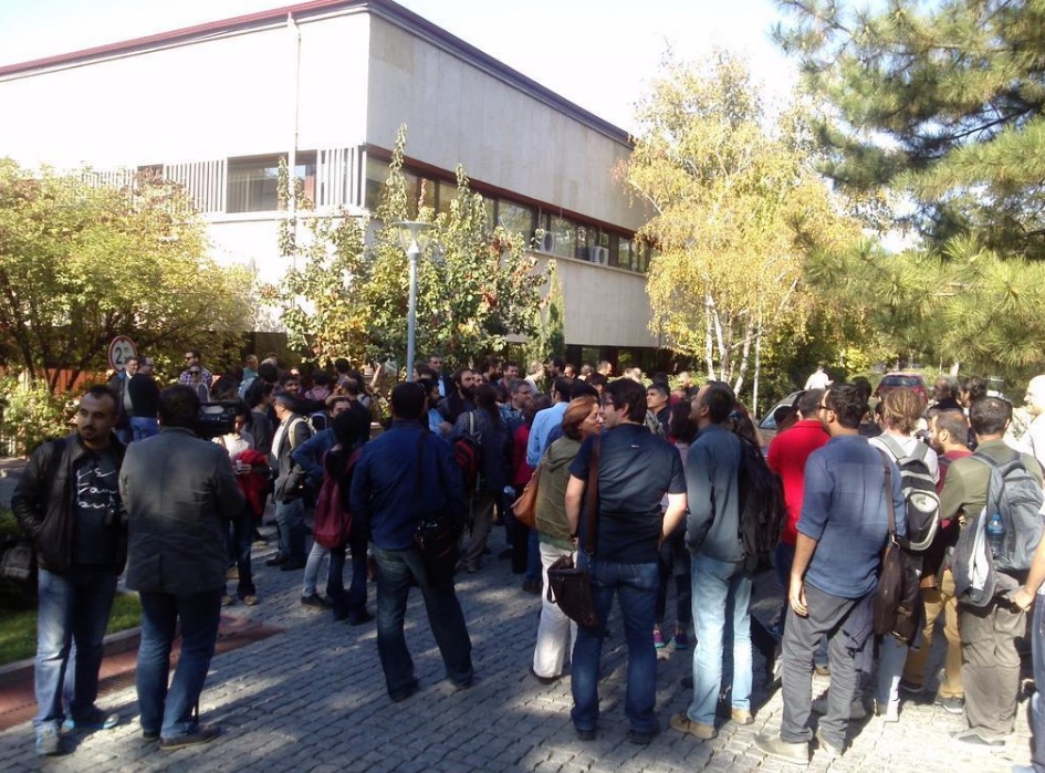 Rektörlük İzniyle Üyelerimiz ve Öğrencilerin Gözaltına Alınması Protesto Edildi